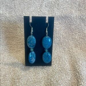 Blue Dangle Earrings
